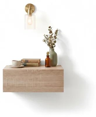 Image de InAndOutdoorMatch - Étagère murale - Suspendue - Moderne - Marron, Image générée par une IA