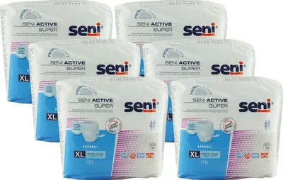 Produktbild von Seni Active Super Inkontinenzslip, Größe XL, 1 Packung =10 Stück