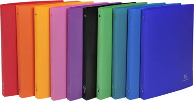 Produktbild von Exacompta 20x Ringbuch PP 500µ 4 Ringen Rücken 20mm A4 sortiert 51199E