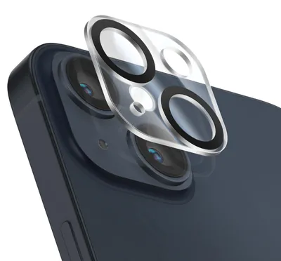 Obrázok produktu pre Ochranný kryt na telefón iPhone 14 / 14 Plus, vyrobený z tvrdeného skla a hliníka, priehľadný
