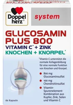 Image de Doppelherz system GLUCOSAMIN 800 PLUS, 60 gélules