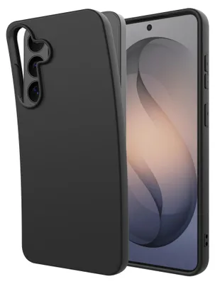 Image de Cazy Coque compatible avec Samsung Galaxy S26 FE Coque en Silicone – Coque Flexible – Noir