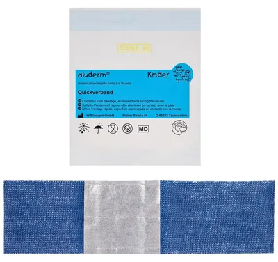 Produktbild von Quickverband aluderm Kinder Quickverband groß