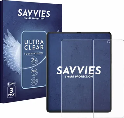 Produktbild von 6x Für Samsung Galaxy Z Fold 3 5G (Inneres Display) Schutzfolie Savvies Displayschutz Display Schutz Folie Klar Transparent