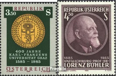 Produktbild von Briefmarken Österreich 1985 Mi 1799,1800 (kompl.Ausg.) gestempelt Sondermarken