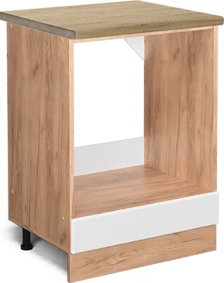 Produktbild von Herdumbauschrank Vicco R-Line Weiß Hochglanz 60 cm , AP Eiche, Model 46717