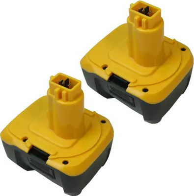 Produktbild von 2x Trade-Shop Li-Ion Akku 14,4V 4000mAh für Dewalt DW983 DW983K DW983K-2 DW984 DW984K-2 DW984KS-2 DW985 DW985K-2 DW985KV-2 DW990 DW990Q-4 DW990K-2