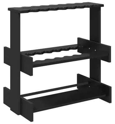 Produktbild von Billardqueue-Ständer Holzwerkstoff 60 x 35 x 60 cm Schwarz