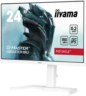 Produktbild von iiyama G-MASTER GB2470HSU-W6, 60,5 cm (23.8"), 1920 x 1080 Pixel, Full HD, LED, 0,2 ms, Weiß