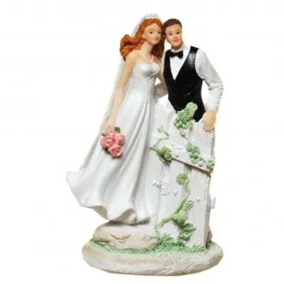 Produktbild von Figur zur Hochzeit Brautpaar am Zaun Artikel 21855