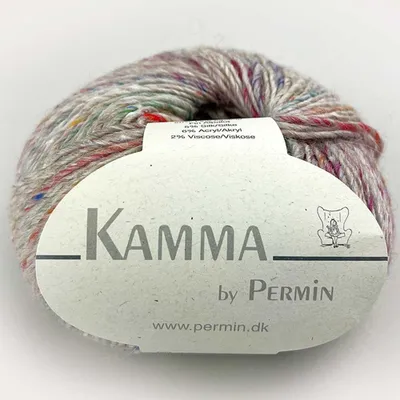 Zdjęcie produktu dla Kamma by Permin – elegancka przędza z wełny, alpaki, jedwabiu i efektem tweedu (17 piaskowy)