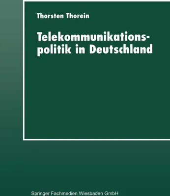 Produktbild von Telekommunikationspolitik in Deutschland