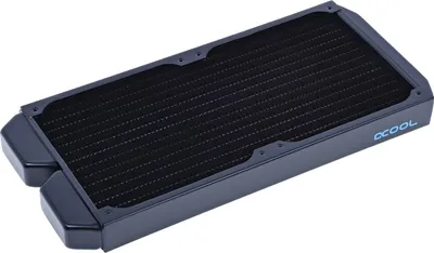 Produktbild von Alphacool NexXxoS ST30, Kühlkörper, Messing, Kupfer, Stahl, Schwarz, 14 cm, 144 mm, 313,5 mm