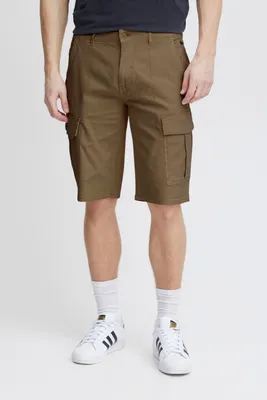 Produktbild von Blend Herren Cargoshorts Shorts kurze Hose mit Eingrifftaschen Gürtelschlaufen Baumwollmischung leicht elastisch Regular fit