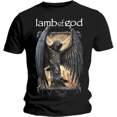 Obrázok produktu pre Lamb Of God Winged Death Black S Tričko