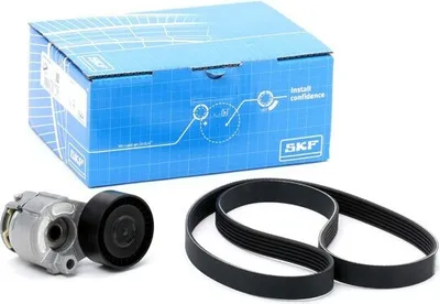 Produktbild von SKF VKMA 36055 Keilrippenriemensatz für NISSAN Qashqai / Qashqai +2 I (J10, NJ10)