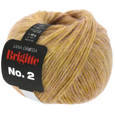 Produktbild von Lana Grossa Brigitte No.2 037 Sandgelb 50g