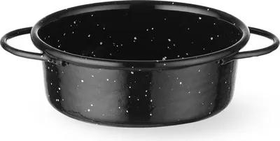 Obrázek produktu pro Smaltovaná zapékací mísa, HENDI, černá, 100 x (V) 40 mm
