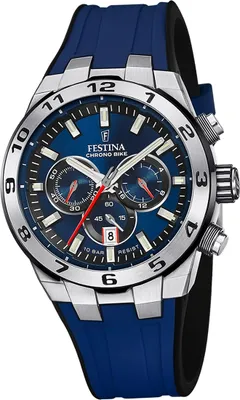 Produktbild von Festina Silikon Herren Uhr Armbanduhr blau Sport D2UF20671/1