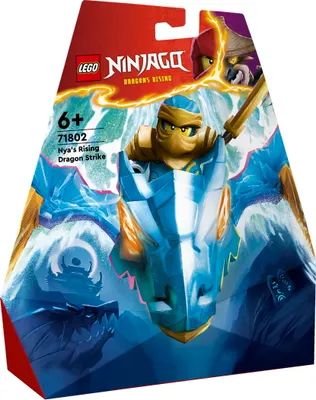 Produktbild von LEGO NINJAGO Nyas Drachengleiter, Ninja-Set mit Drachen-Spielzeug und Figuren inkl. Nya-Minifigur mit Mini-Katana, kleines Geschenk für Jungs und Mädchen ab 6 Jahren 71802