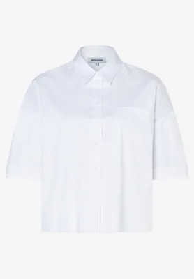 Produktbild von More & More Cropped Blouse, white 0010 0010 42