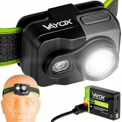 Produktbild von LED-Stirnlampe Zoom Akku leichte Stirnlampe USB-C 800 lm Pro Vayox MXSZ-EZL