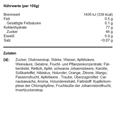 Obrázok produktu pre Haribo kyslé medvedie jazýčky kyslé ovocné žuvačky v tvare medveďa 1350g