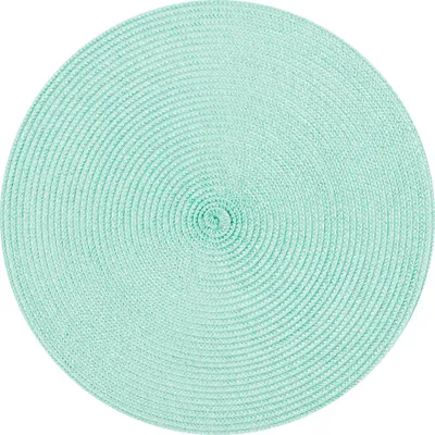 Produktbild von Platzset Polypro Mintgrün rund ca. 35 cm Ø abwaschbar Tischset Platzdeckchen