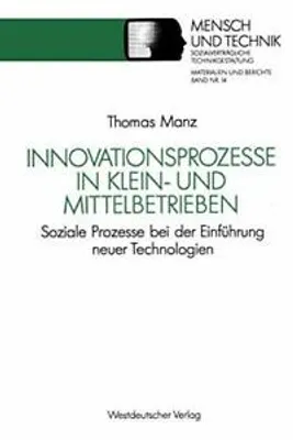 Produktbild von Innovationsprozesse in Klein- und Mittelbetrieben