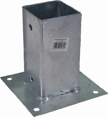 Produktbild von Aufschraubhülsen 91 x 91 verzinkt