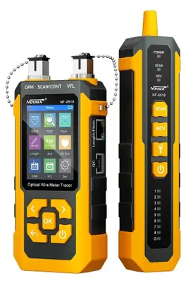 Produktbild von Netzwerkkabeltester & Leitungssucher - NF-8518 - Längenmessung 5–350 m - Wiremap - PoE-Test - VFL - Optisches Leistungsmessgerät - LCD-Display