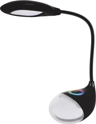 Obrázok produktu pre Dotyková stmievateľná stolná lampa BOA LED BLACK RGB