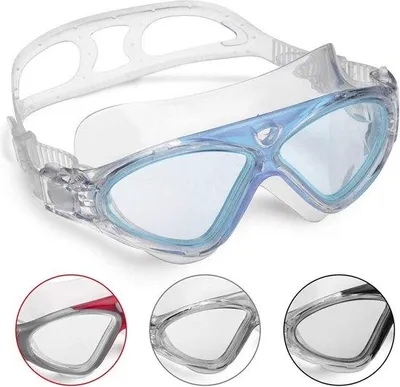 Produktbild von Famanu Schwimmbrille Erwachsene - Anti-Beschlag, UV-Schutz, Silikon, Verstellbar, Unisex