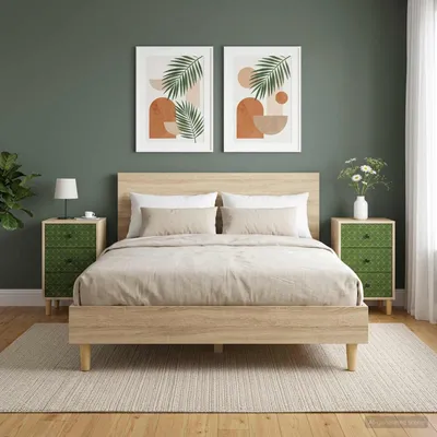 Immagine prodotto di vidaXL Comodino GELEEN, 2 pezzi, rovere Sonoma, 36 x 33 x 60 cm
