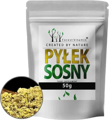Produktbild von Pine Pollen Pulver 50g - Kiefernpollen - Ohne Zusatzstoffe - Forest Vitamin