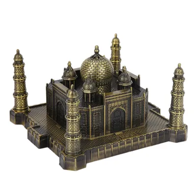 Image de India Taj Mahal Model, India Taj Mahal Decoration, Metal Building Model, Famous Landmark Model, Building Model, Home Decor