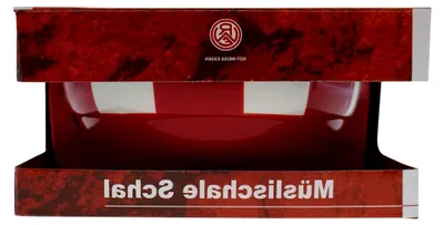 Produktbild von Rot Weiss Essen - Müslischale Frühstücksschale rot Weiss Schal