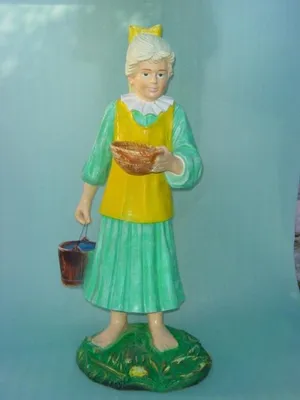 Produktbild von Design Mädchen  Figur Statue Skulptur Figuren Skulpturen Dekoration Deko Garten