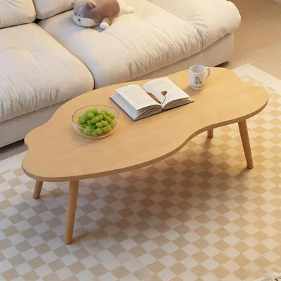 Produktbild von Modernes Couchtisch für Wohnzimmer – Teetisch & Beistelltisch mit stilvollem Design, Perfekt für Wohnzimmer und Büro Holzfar 100*50cm【YD301MU】
