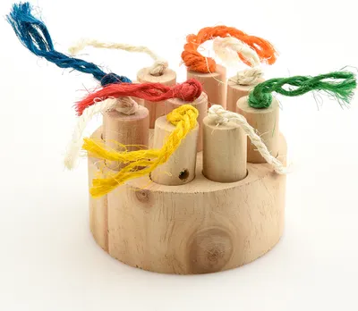 Produktbild von Hide & Treat Puzzle Foraging Spielzeug- Versteckspielzeug für Sittiche & Papageien