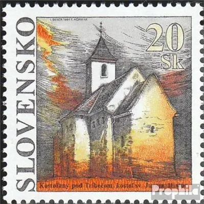 Produktbild von Briefmarken Slowakei 1994 Mi 205 (kompl.Ausg.) postfrisch Georgskirche