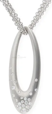 Produktbild von JuwelmaLux Anhänger 750 Weißgold mit Brillanten JL13-02-0055