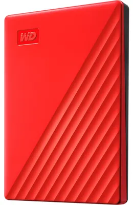 Obrázok produktu pre Western Digital My Passport, 2 TB, 2.5", 3.2 Gen 1 (3.1 Gen 1), Červená