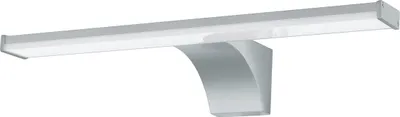 Produktbild von EGLO LED Wandlampe Pandella 2, Spiegelleuchte mit Bewegungsmelder, Wandleuchte aus Kunststoff, Badezimmer Lampe in Silber, Chrom, Weiß, IP44, L 40 cm