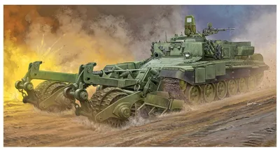 1/35 Minenräumer BMR3 Kunststoff-Modellbausatz, Mehrfarbig