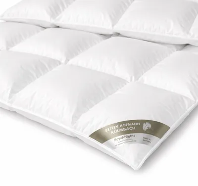Produktbild von Betten Hofmann White Sibiria Schneegänseflaum Daunendecke Daunenbett Bettdecke 4x6 155x200 cm