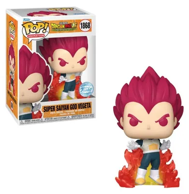 Immagine prodotto di Funko Pop! Dragon Ball Super, Vegeta Super Saiyan God, numero 1868