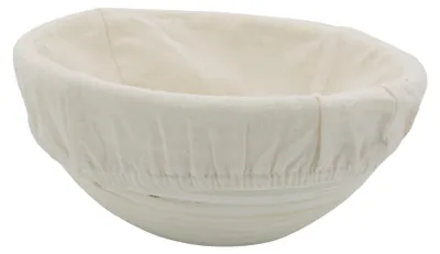Zdjęcie produktu dla Birkmann Bread Buddies, Gärkörbchen, rund, Ø 20 cm, mit Baumwoll-Bezug