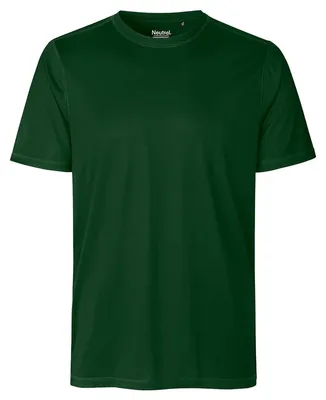 Image de Neutre - T-shirt « Performance » pour hommes/femmes Unie LT5703 (XL) (vert bouteille)