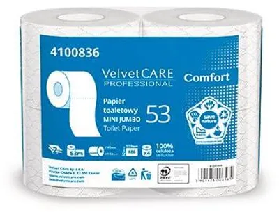 Image de Papier hygiénique Velvet Prof-2ply, 53 m, 4 rouleaux